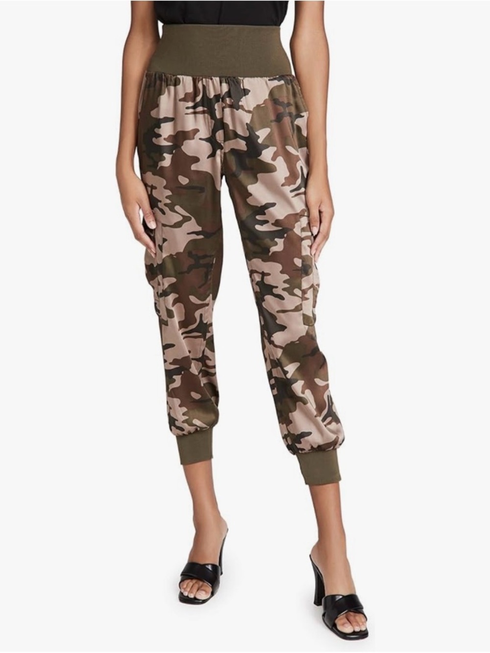 cinq a sept Olive & Beige Giles Pant joggers